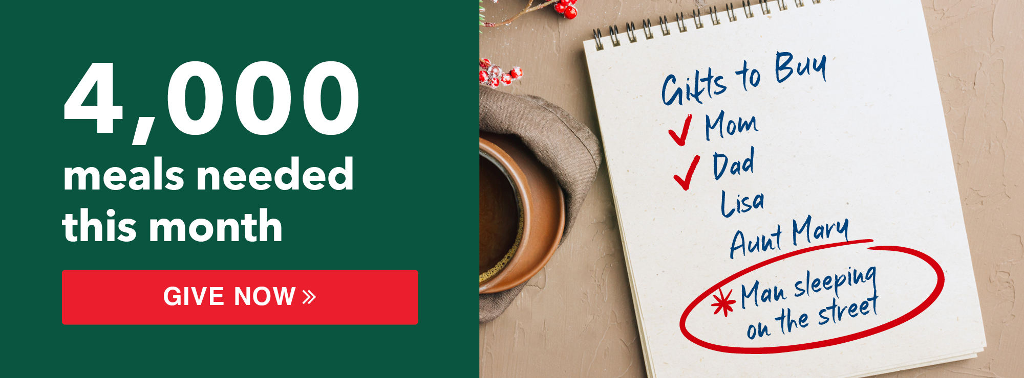 Christmas Meals Needed